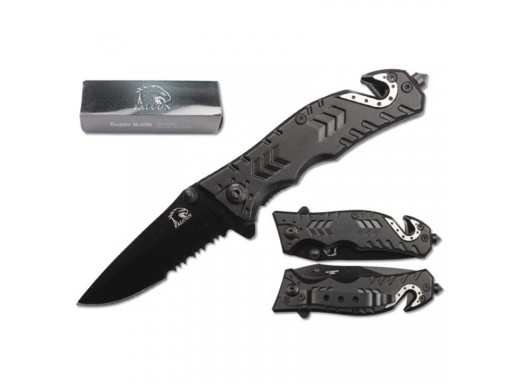 Falcon 6 1/4" Spring Assisted Pocket Knife KS9016BK